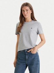 Calvin Klein Jeans T-Shirt Archive LV047B224G Szary Regular Fit. Szare t-shirty damskie Calvin Klein Jeans, s, bez wzorów, z bawełny, bez kołnierzyka, bez ramiączek. Za 119.99 zł.