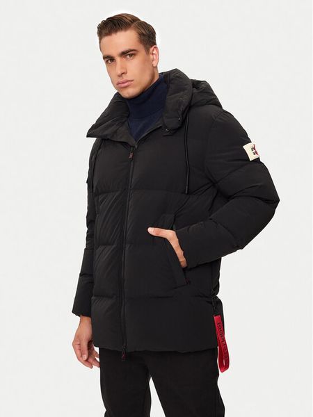 After Label Kurtka puchowa Vancouvern A00013 Czarny Regular Fit. Czarne kurtki męskie After Label, m, bez wzorów, z puchu, bez kaptura. Za 2,079.00 zł.