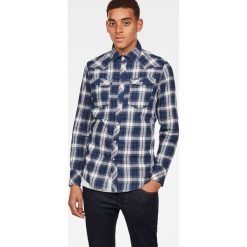 G-Star Raw - Koszula. Koszule męskie G-Star Raw, m, bez wzorów, z bawełny, casualowe, bez kołnierzyka, bez ramiączek. W wyprzedaży za 239.90 zł.