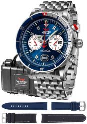 Zegarek męski Vostok Europe 6S21-510A583B srebrny. Szare zegarki męskie Vostok Europe, bez wzorów, srebrne. Za 5,839.79 zł.