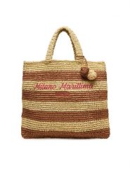 Liu Jo Torebka AA6245 A0006 Brązowy. Brązowe shopperki damskie Liu Jo, bez wzorów, bez dodatków. Za 379.99 zł.