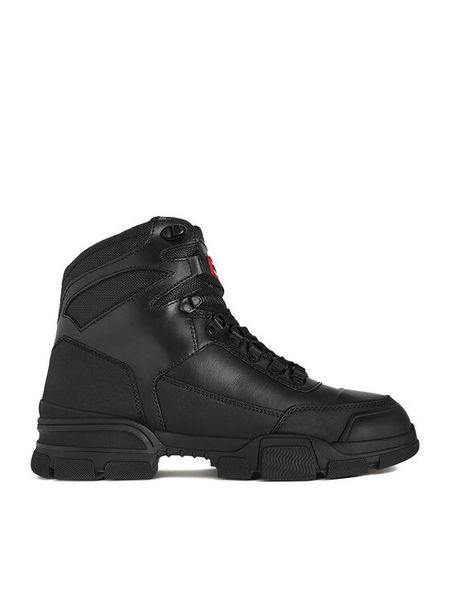 Hunter Trzewiki EO-BERLIN-02 MI08 Czarny. Czarne botki męskie Hunter, bez wzorów, ze skóry, bez obcasa, bez zapięcia. Za 479.99 zł.