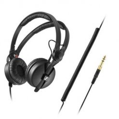 Słuchawki Shure Sennheiser HD 25 PLUS - Słuchawki profesjonalne, zamknięte, przewód prosty i spiralny, dodatkowe poduszki welurowe, pokrowiec. Słuchawki nauszne Shure. Za 852.99 zł.