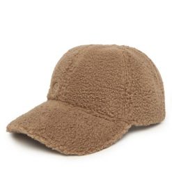 Czapka z daszkiem Guess. Brązowe czapki damskie Guess, z aplikacjami. Za 199.99 zł.