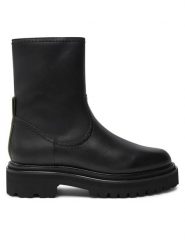 HOFF Botki Office 22331002 Czarny. Czarne botki damskie HOFF, bez wzorów, ze skóry, bez obcasa, na płaskiej podeszwie, bez zapięcia. Za 629.99 zł.
