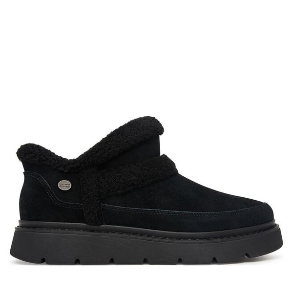 Śniegowce Skechers. Czarne śniegowce damskie Skechers, bez zapięcia. Za 339.99 zł.