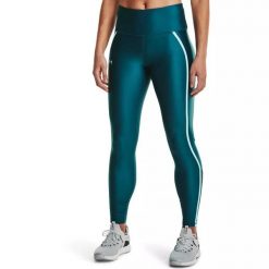 Legginsy damskie Under Armour HG Shine Mesh Leggings PKT NS. Czarne legginsy damskie Under Armour, bez wzorów, z meshu. Za 129.99 zł.