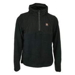 Kurtka treningowa męska Ellesse Venaro. Czarne kurtki sportowe męskie Ellesse, l, bez wzorów, z materiału, bez kaptura, na fitness i siłownię. Za 149.99 zł.