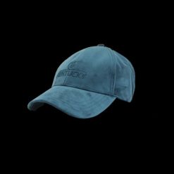 Aksamitna czapka Kentucky. Niebieskie czapki damskie KENTUCKY HORSEWEAR, bez wzorów, z weluru, eleganckie. Za 176.50 zł.