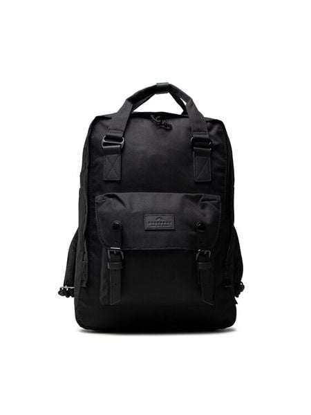 Doughnut Plecak Macaroon Large Reborn Black Series D011REB-0003-F Czarny. Czarne plecaki damskie Doughnut, bez wzorów, z materiału. Za 289.99 zł.