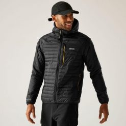 Kurtka męska przejściowa Rowak. Czarne kurtki męskie Regatta, m, bez wzorów, z puchu, sportowe, bez kaptura. Za 199.99 zł.