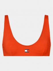 Tommy Hilfiger Góra od bikini UW0UW05098 Czerwony. Czerwone bikini Tommy Hilfiger, bez wzorów, z syntetyku. Za 219.99 zł.