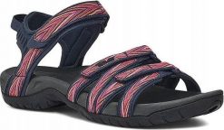 Teva Sandały damskie Tirra palms indigo/rose r. 38. Czerwone sandały damskie Teva, bez wzorów, bez obcasa, bez zapięcia. Za 275.08 zł.