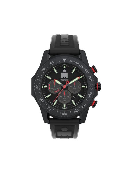 Timex Zegarek Ironman Finisher Adrenaline TW2W55400 Czarny. Czarne zegarki męskie Timex, bez wzorów. Za 959.99 zł.