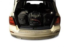Torby Do Bagażnika Mercedes-Benz Glk 2008-2015 4Szt Kjust. Czarne torby podróżne damskie KJUST, bez wzorów, z kauczuku. Za 1,203.00 zł.