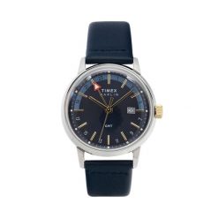 Zegarek Timex. Niebieskie zegarki męskie Timex, bez wzorów. Za 859.99 zł.