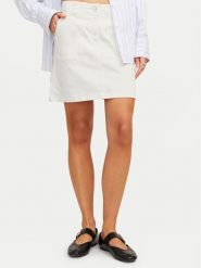 JJXX Spódnica mini Kendal 12266762 Écru Regular Fit. Spódnice damskie JJXX, xs, bez wzorów, z bawełny, mini. Za 99.99 zł.