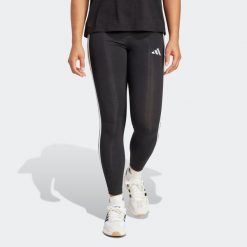 Legginsy fitness damskie ADIDAS. Czarne legginsy damskie Adidas, bez wzorów, z bawełny. Za 129.99 zł.