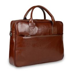 Torba skórzana Pavone Nero Siena 2362 BR brązowa. Brązowe torby na laptopa damskie Pavone Nero, bez wzorów, z materiału. Za 709.99 zł.