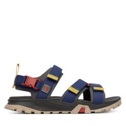 Sandały Timberland. Niebieskie sandały męskie Timberland, bez wzorów, bez zapięcia. Za 479.99 zł.