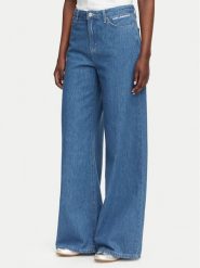 Karl Lagerfeld Jeans Jeansy B3W10046 Niebieski Wide Leg. Niebieskie jeansy damskie Karl Lagerfeld Jeans, bez wzorów, z bawełny. Za 779.99 zł.