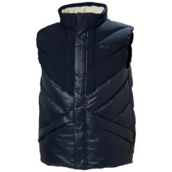 Kurtka puchowa Helly Hansen Village. Niebieskie kurtki męskie Helly Hansen, m, bez wzorów, z puchu, bez kaptura. Za 923.50 zł.