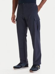 Aeronautica Militare Spodnie cargo 261PA1709UCT04291 Granatowy Comfort Fit. Niebieskie spodnie materiałowe męskie Aeronautica Militare, bez wzorów, z materiału. Za 489.99 zł.