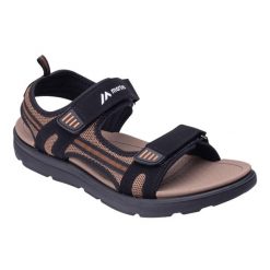 Sandały Męskie Martibo. Brązowe sandały męskie MARTES, bez wzorów, z materiału, bez zapięcia. Za 124.99 zł.