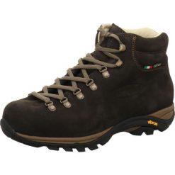 Buty GORE-TEX męskie Zamberlan New Trail Lite Evo GTX. Brązowe buty zimowe męskie Zamberlan, bez wzorów, z gore-texu, bez obcasa, bez zapięcia. Za 1,059.60 zł.