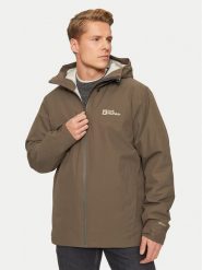 Jack Wolfskin Kurtka przeciwdeszczowa Wisper Ins A61870 Brązowy Regular Fit. Brązowe kurtki sportowe męskie Jack Wolfskin, m, bez wzorów, z syntetyku, bez kaptura, outdoorowe. Za 699.99 zł.