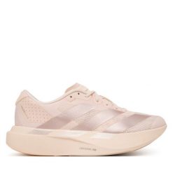Buty do biegania adidas. Czerwone obuwie sportowe damskie Adidas, bez wzorów, bez zapięcia, do biegania. Za 649.99 zł.