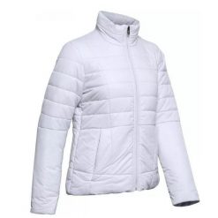 Kurtka sportowa damska Under Armour Insulated ocieplana. Szare kurtki sportowe damskie Under Armour, m, bez wzorów, z nylonu, bez ramiączek, bez kaptura. Za 168.00 zł.