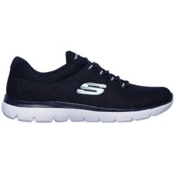 Adidasy Skechers Summits-quick Lapse, Kobiety. Niebieskie obuwie sportowe damskie Skechers, bez wzorów, bez zapięcia, trekkingowe, Skechers Sport. Za 314.95 zł.