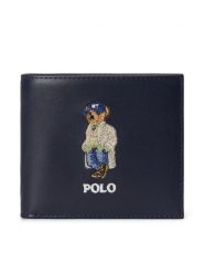 Polo Ralph Lauren Portfel 405P16238001 Granatowy. Niebieskie portfele męskie Polo Ralph Lauren, bez wzorów, ze skóry. Za 819.99 zł.