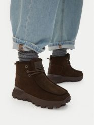 G-Star Raw Trzewiki CEO-YSH25D02-5 Brązowy. Brązowe botki damskie G-Star, bez wzorów, ze skóry, retro, bez obcasa, na płaskiej podeszwie, bez zapięcia. Za 329.99 zł.