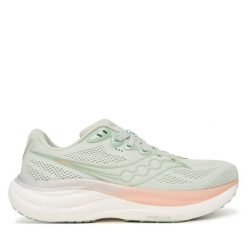 Buty do biegania Saucony. Zielone obuwie sportowe damskie Saucony, bez wzorów, bez zapięcia, do biegania. Za 699.99 zł.