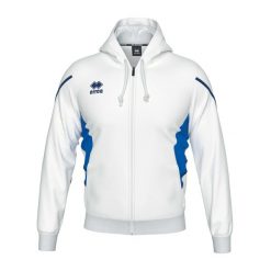 Kurtka Errea Clancy Giubbino Ad Dorośli. Niebieskie kurtki sportowe damskie ERREA, s, bez wzorów, z materiału, bez ramiączek, z kapturem. Za 291.00 zł.