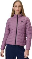 4f Kurtka damska 4F F0855 fioletowa 4FWSS26TDJAF0855 51S XL. Fioletowe kurtki sportowe damskie 4F, s, bez wzorów, bez ramiączek, bez kaptura. Za 238.38 zł.