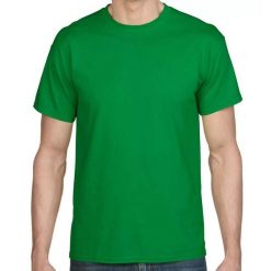 Koszulka DryBlend Unisex Dla Dorosłych. Zielone bluzki damskie GILDAN, xl, bez wzorów, sportowe, bez kołnierzyka, bez ramiączek. Za 48.99 zł.