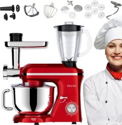 Mikser planetarny Robot kuchenny LOVIO ChefAssistant Plus czerwony LVSTM02PRD. Czerwone roboty kuchenne Lovio. Za 830.58 zł.