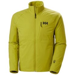 Rozciągliwa kurtka izolacyjna Helly Hansen Odin 2.0. Zielone kurtki męskie Helly Hansen, bez wzorów, sportowe, bez kaptura. W wyprzedaży za 931.00 zł.