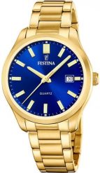 Zegarek męski Festina F20740-2 złoty. Żółte zegarki męskie Festina, bez wzorów, złote. Za 659.00 zł.