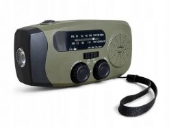 Radio RetroAudio Radio turystyczne na korbkę solarne powerbank USB-C FM/AM latarka. Radia RetroAudio. Za 69.99 zł.