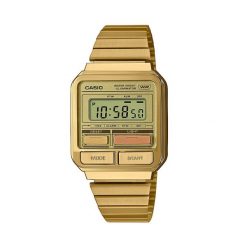 Zegarek Casio. Żółte zegarki męskie Casio, bez wzorów, złote. Za 309.99 zł.