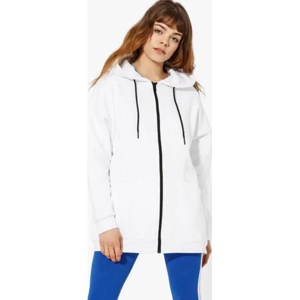 Confront Bluza Nonsense Hoody , biały, rozmiar S. Białe bluzy damskie Confront, s, bez wzorów, z bawełny, sportowe, bez ramiączek, bez kaptura. W wyprzedaży za 71.99 zł.
