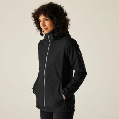 Kurtka zimowa damska 3 w 1 Coriver. Czarne kurtki sportowe damskie Regatta, na zimę, bez wzorów, z puchu, bez ramiączek, bez kaptura, trekkingowe. W wyprzedaży za 399.99 zł.
