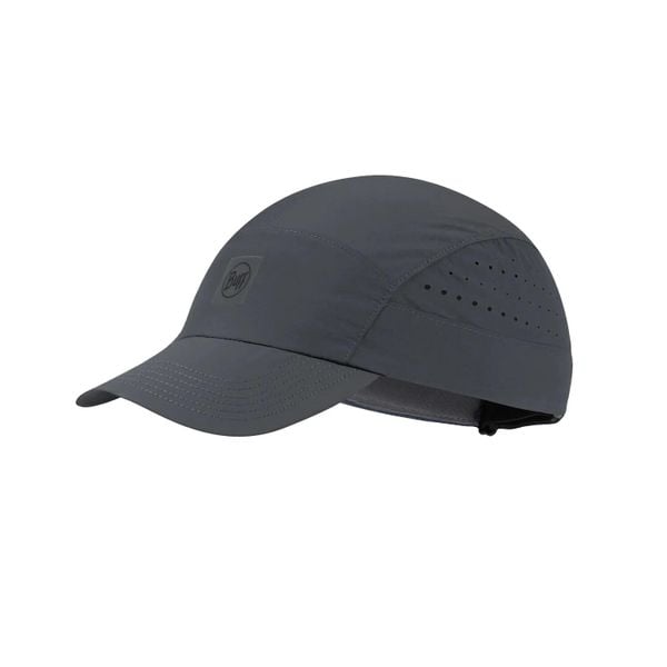 Czapka z daszkiem BUFF SPEED CAP SOLID ASH. Szare czapki damskie Buff, bez wzorów, z materiału. Za 129.99 zł.