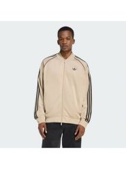 Adidas Bluza adicolor SST Classic KC8524 Beżowy Loose Fit. Brązowe bluzy męskie Adidas, m, bez wzorów, z bawełny, bez ramiączek, bez kaptura. Za 349.99 zł.
