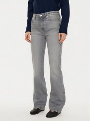 Tommy Hilfiger Jeansy WW0WW43703 Szary Flare Fit. Szare jeansy damskie Tommy Hilfiger, bez wzorów, z bawełny. Za 309.99 zł.