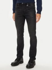 Richmond X Jeansy Simov UMA24189JE Czarny Slim Fit. Czarne jeansy męskie Richmond X, z bawełny. Za 319.99 zł.